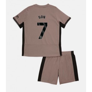 Tottenham Hotspur Son Heung-min #7 Rezervni Dres za Dječji 2023-24 Kratak Rukavima (+ kratke hlače)